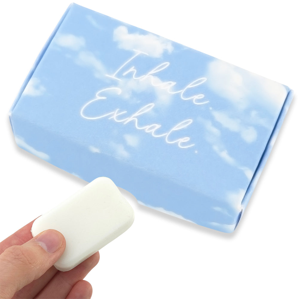 Inhale. Exhale. | Seaside | 20g Travel Soap Bar | Cracker Filler | Mini Gift