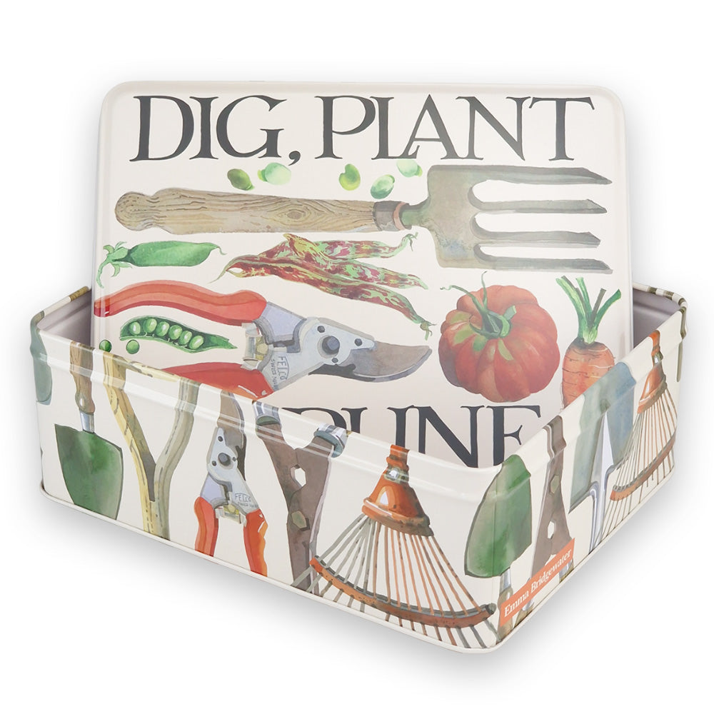 Gardening Tools | Tinware Box | For Seeds or Biscuits! | Emma Bridgewater Gift