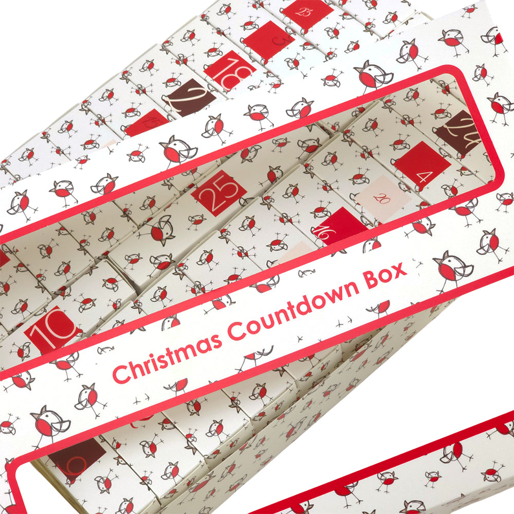 Advent Calendar Making Kit | 25 Soap Boxes & Outer Box | Chirpy Robin