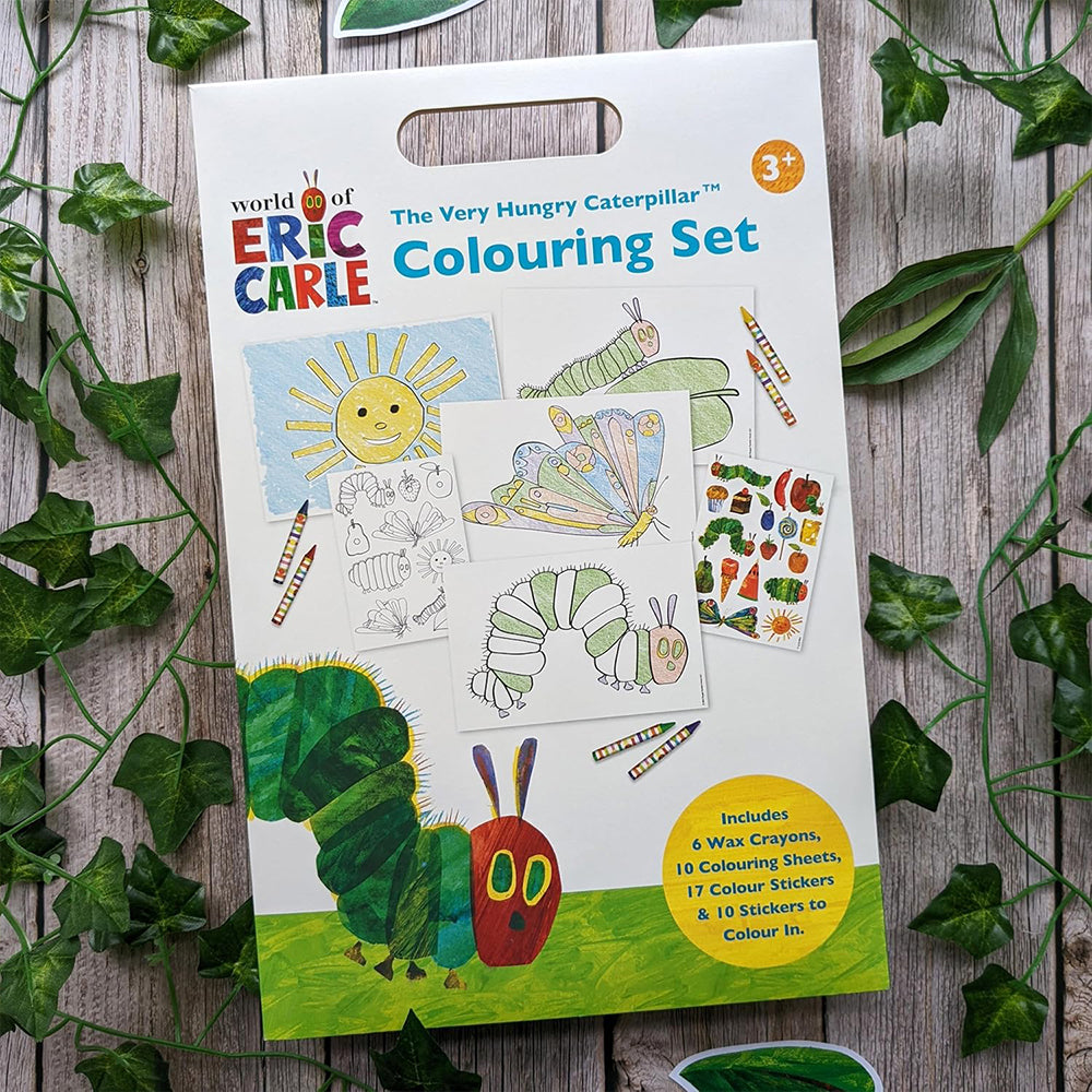 Very Hungry Caterpillar | Colouring Set with Crayons & Stickers | Rainy Day Gift