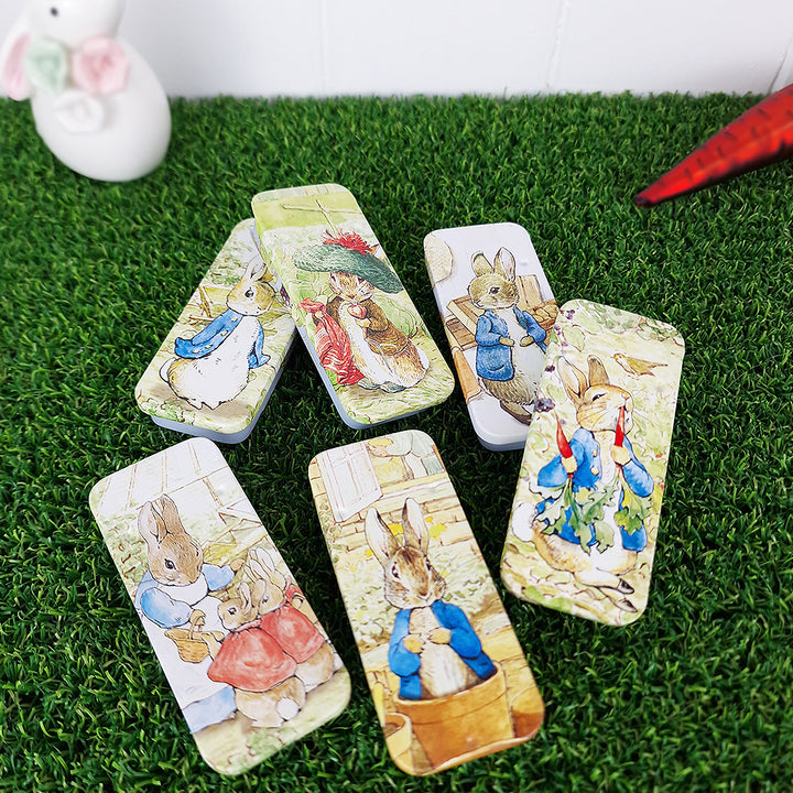 Peter Rabbit Empty Slider Tin | 8cm Long | Single | Cracker Filler | Mini Gift