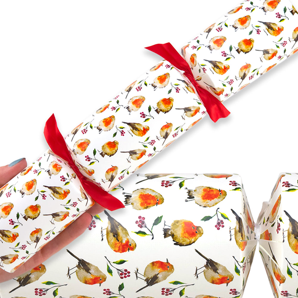 Christmas Robin | Cracker Making Craft Kit | Make &amp; Fill Your Own