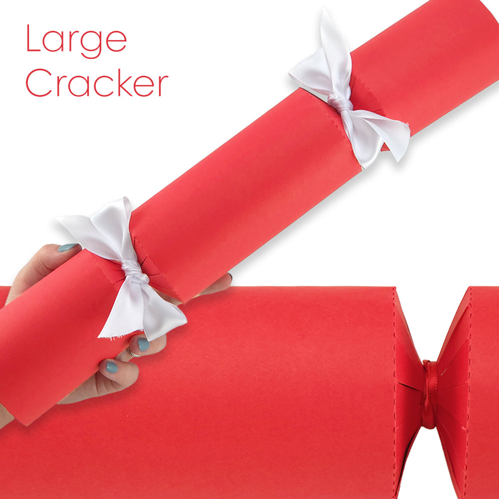 Rich Red | DIY Cracker Making Craft Kits | Make Your Own | Eco Recyclable