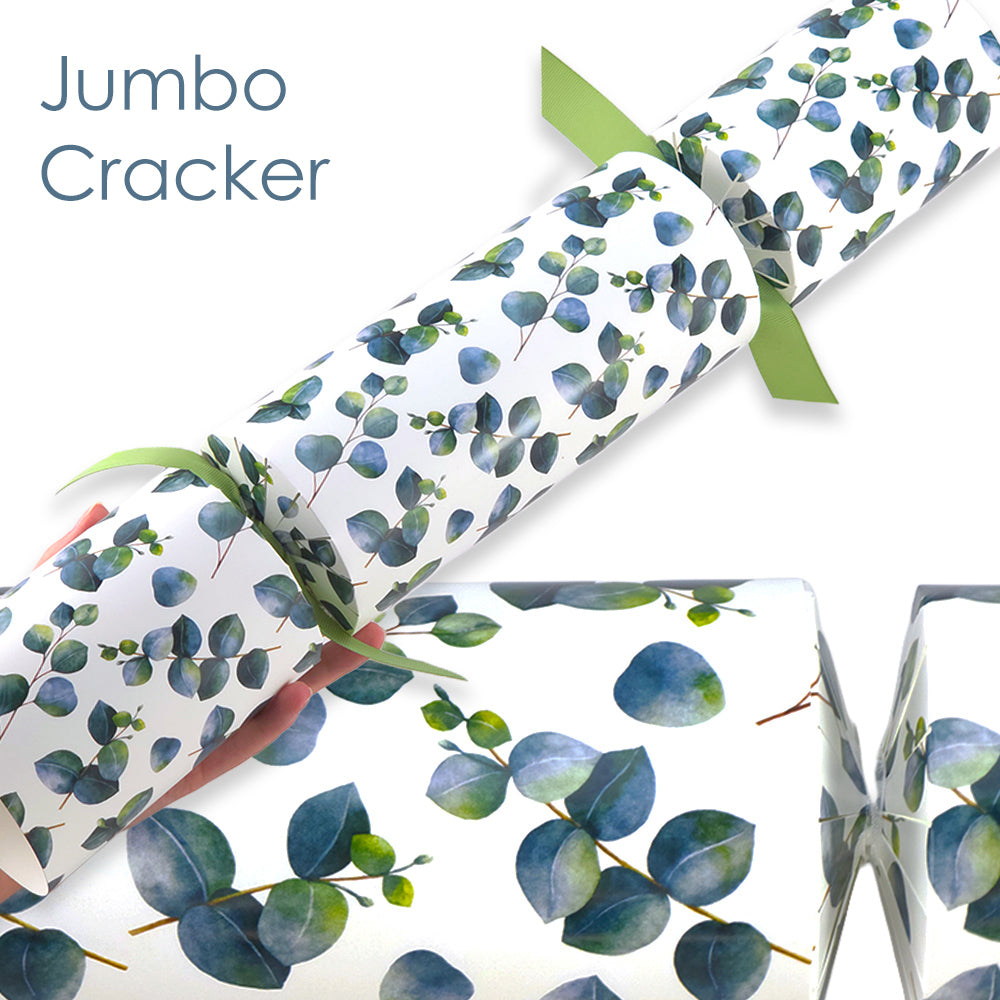 Extra Large &amp; Jumbo | Reusable Keepsake Cracker Sets | Watercolour Eucalyptus