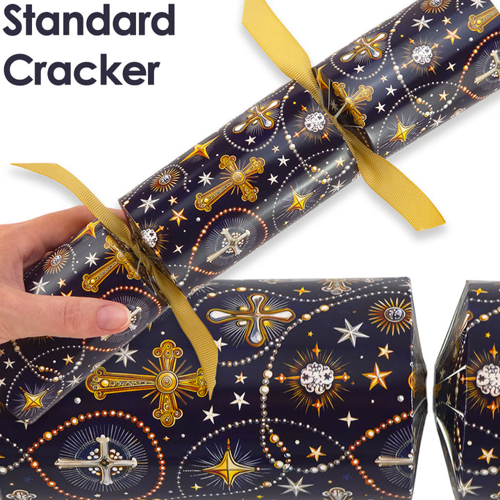 Reusable Keepsake Christmas Cracker Set | Christian Crosses | Luxury DIY