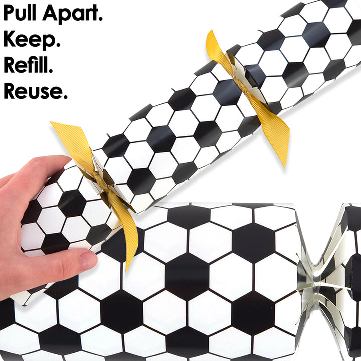 Reusable Keepsake Sport Christmas Cracker Set | Football Fan | Luxury DIY