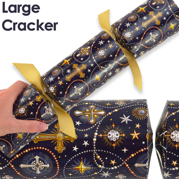 Reusable Keepsake Christmas Cracker Set | Christian Crosses | Luxury DIY