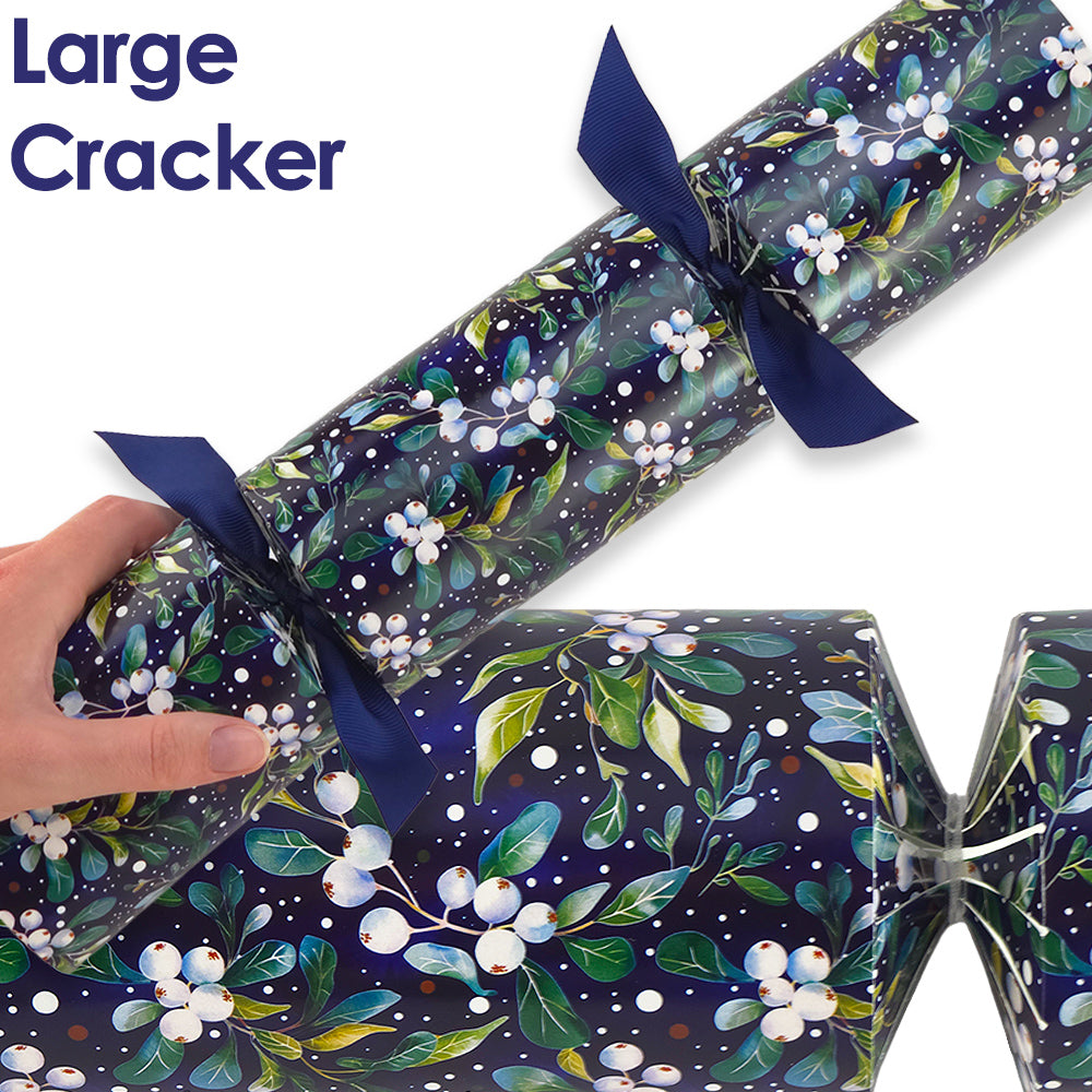 Reusable Keepsake Christmas Cracker Set | Midnight Mistletoe | Luxury DIY