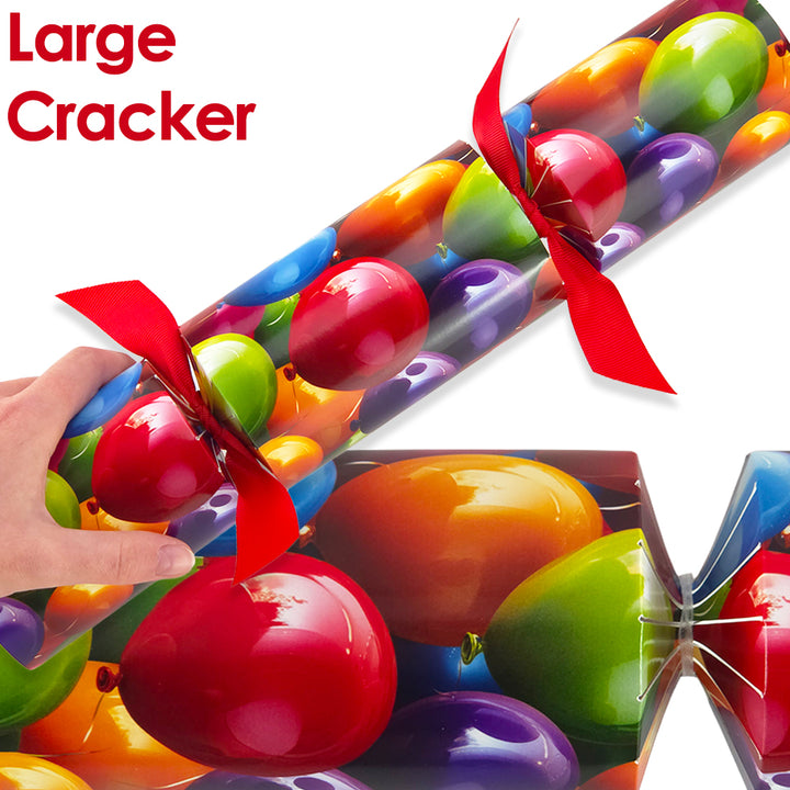 Reusable Keepsake Cracker Set | Bright Birthday Balloons | Luxury DIY