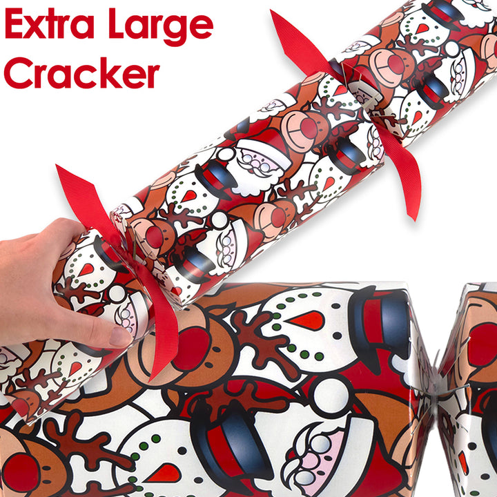 Extra Large &amp; Jumbo | Reusable Keepsake Cracker Sets | Christmas Character