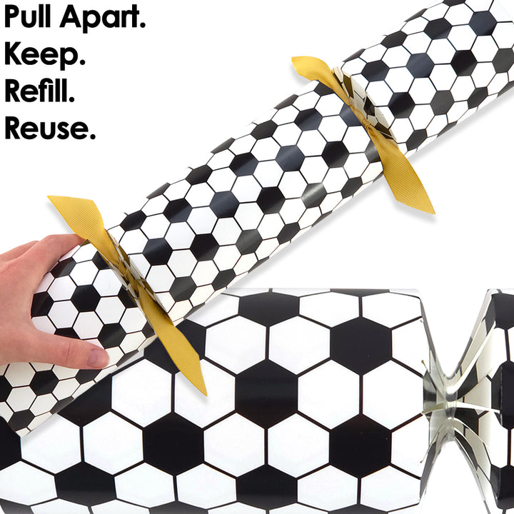 Extra Large &amp; Jumbo | Reusable Keepsake Cracker Making Sets | Football Fan