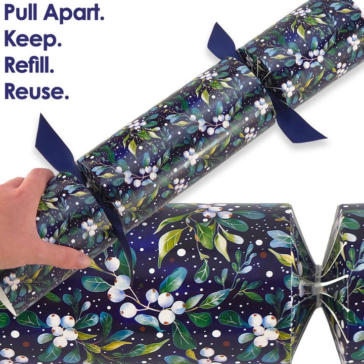 Extra Large &amp; Jumbo | Reusable Keepsake Cracker Kits | Midnight Mistletoe
