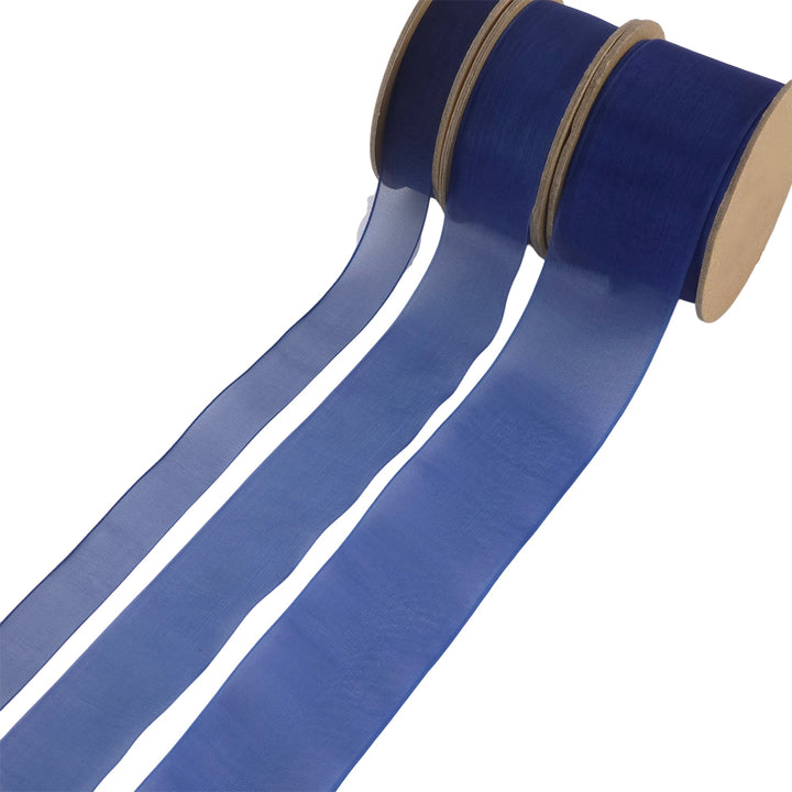 Organza Ribbons | 16mm to 50mm Wide | 5m Reel | Crafts &amp; Cracker Making