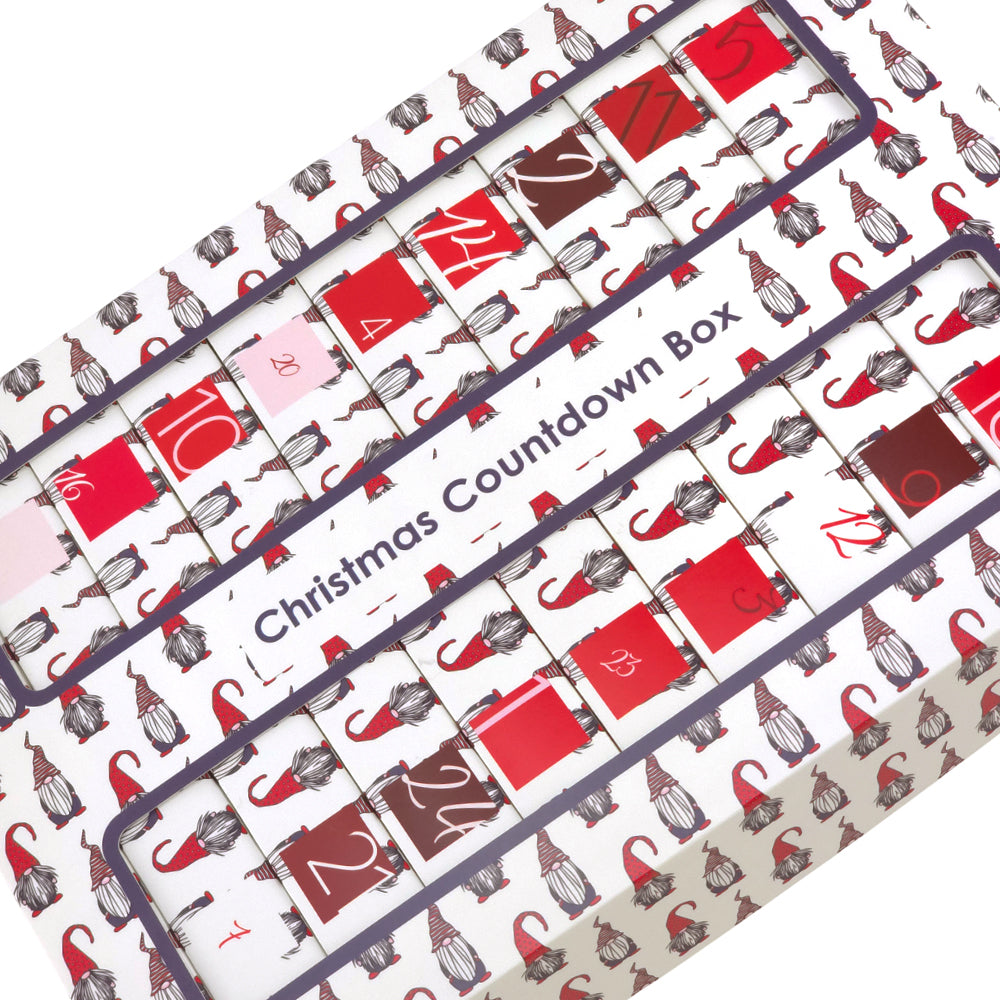 Advent Calendar Making Kit | 25 Soap Boxes & Outer Box | Nordic Gonk