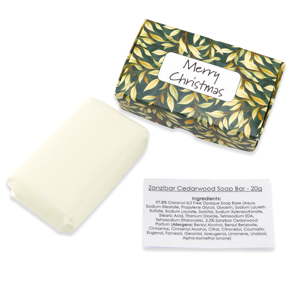 Golden Foliage | 20g Travel Soap | Little Gift | Christmas Cracker Filler