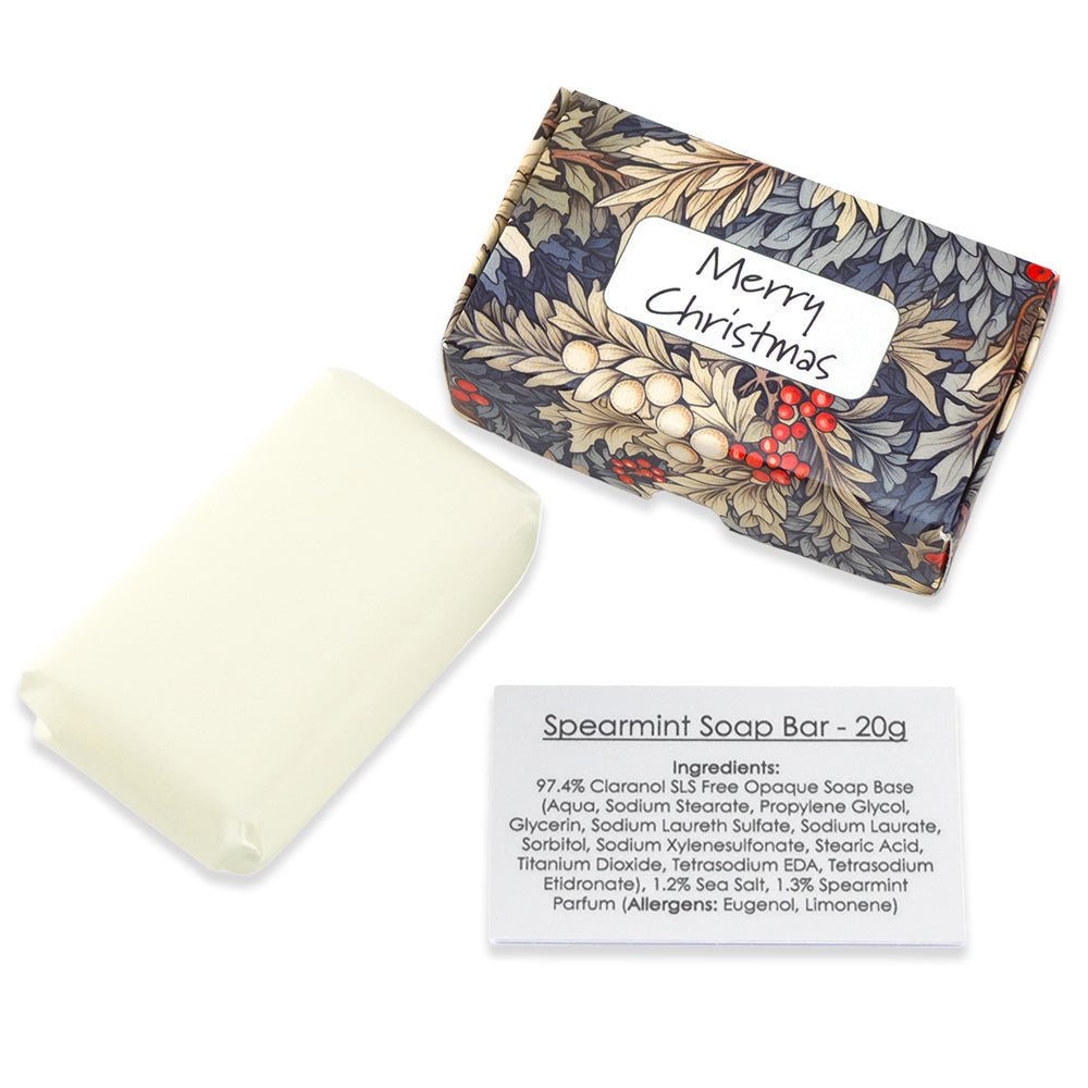 Snowberries |  William Morris | 20g Travel Soap | Little Gift | Cracker Filler