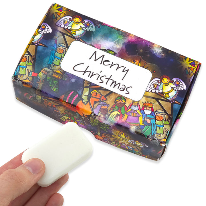 Kids Nativity Design | 20g Scented Travel Soap | Little Gift | Cracker Filler