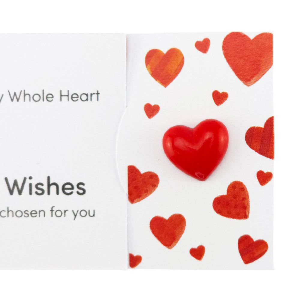 You Have My Whole Heart | Button Wishes Sew On Token | Cracker Filler