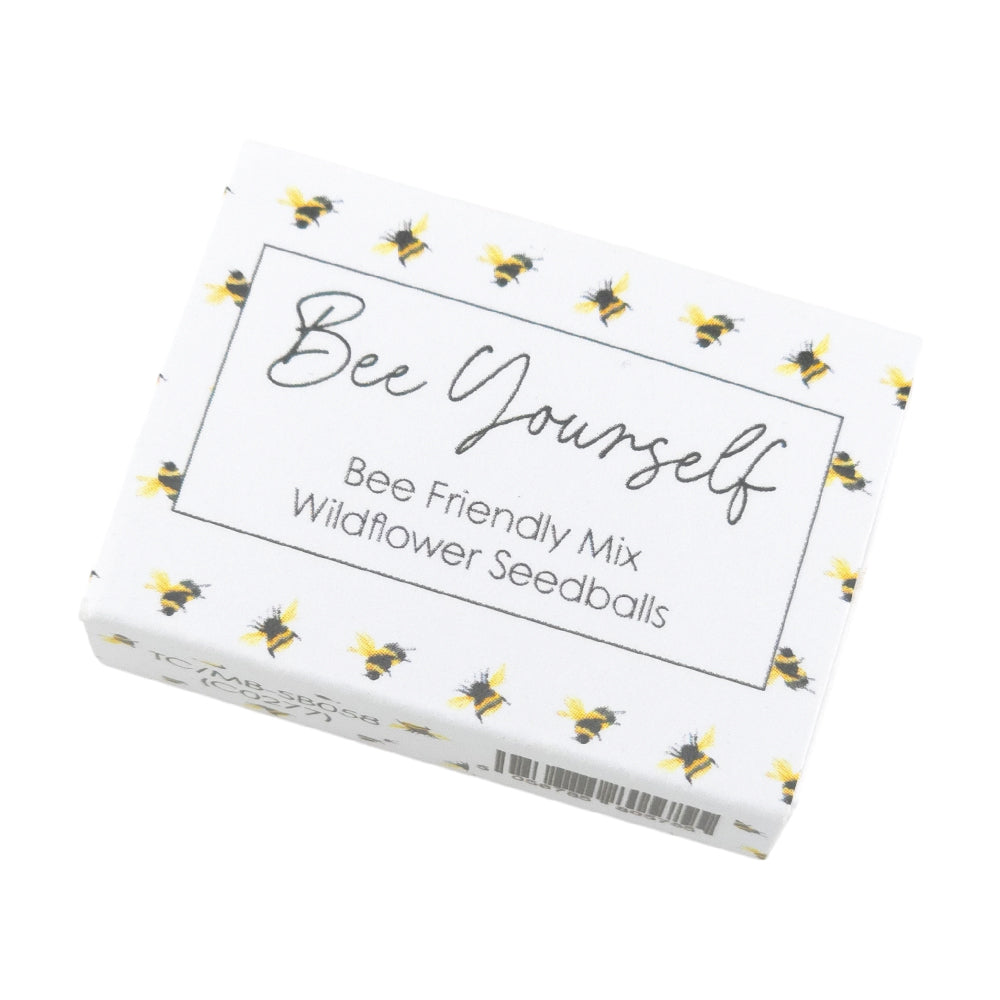 Bee Yourself | 6 Seedball Matchbox | Bee Mix | Cracker Filler | Little Gift