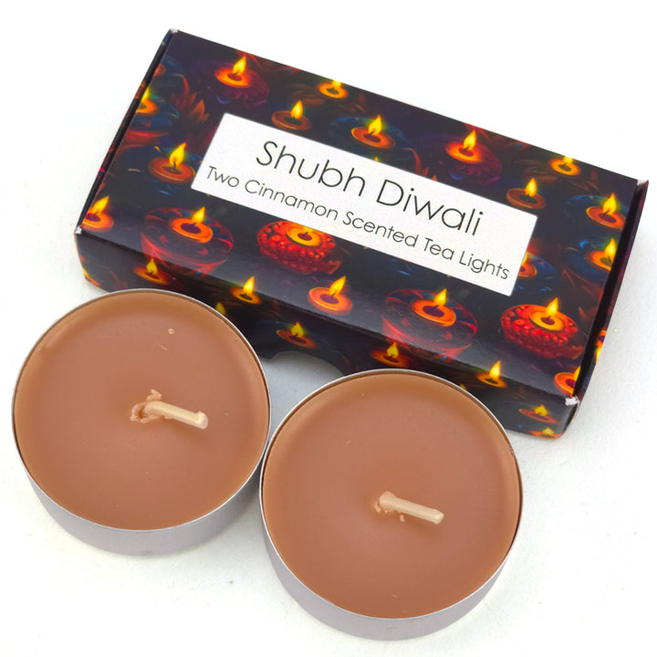 Cinnamon Tealight Candles | Shubh Diwali | Mini Gift | Cracker Filler