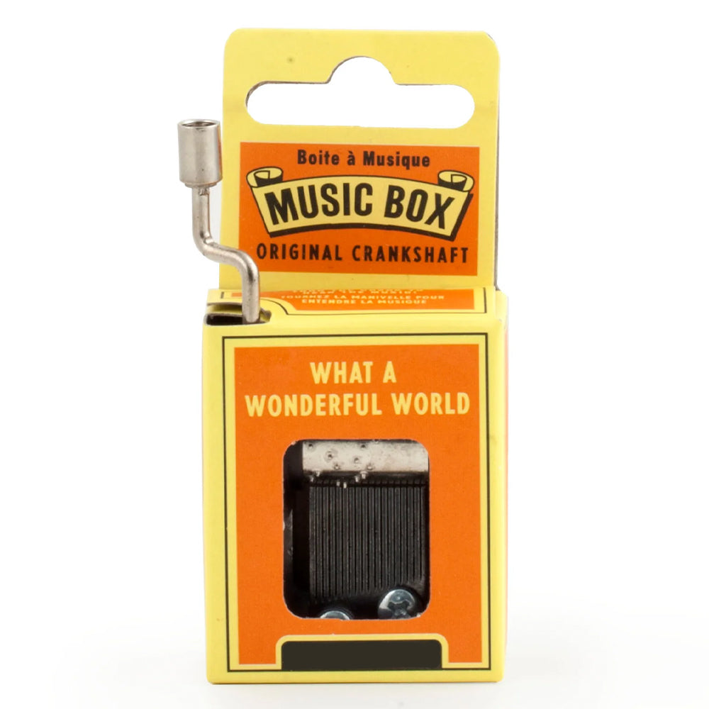 What a Wonderful World | Wind & Listen Mini Music Box | Little Gift | Cracker Filler