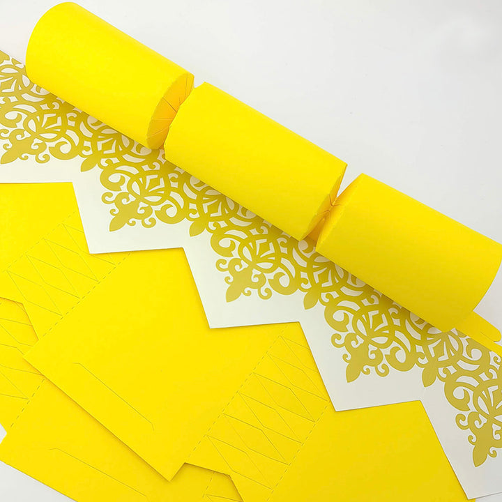 Bright Yellow | Cracker Making DIY Craft Kits | Make Your Own | Eco Recyclable
