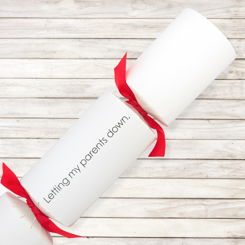 Letting my parents down | Modern Phrases Cracker Making Kit
