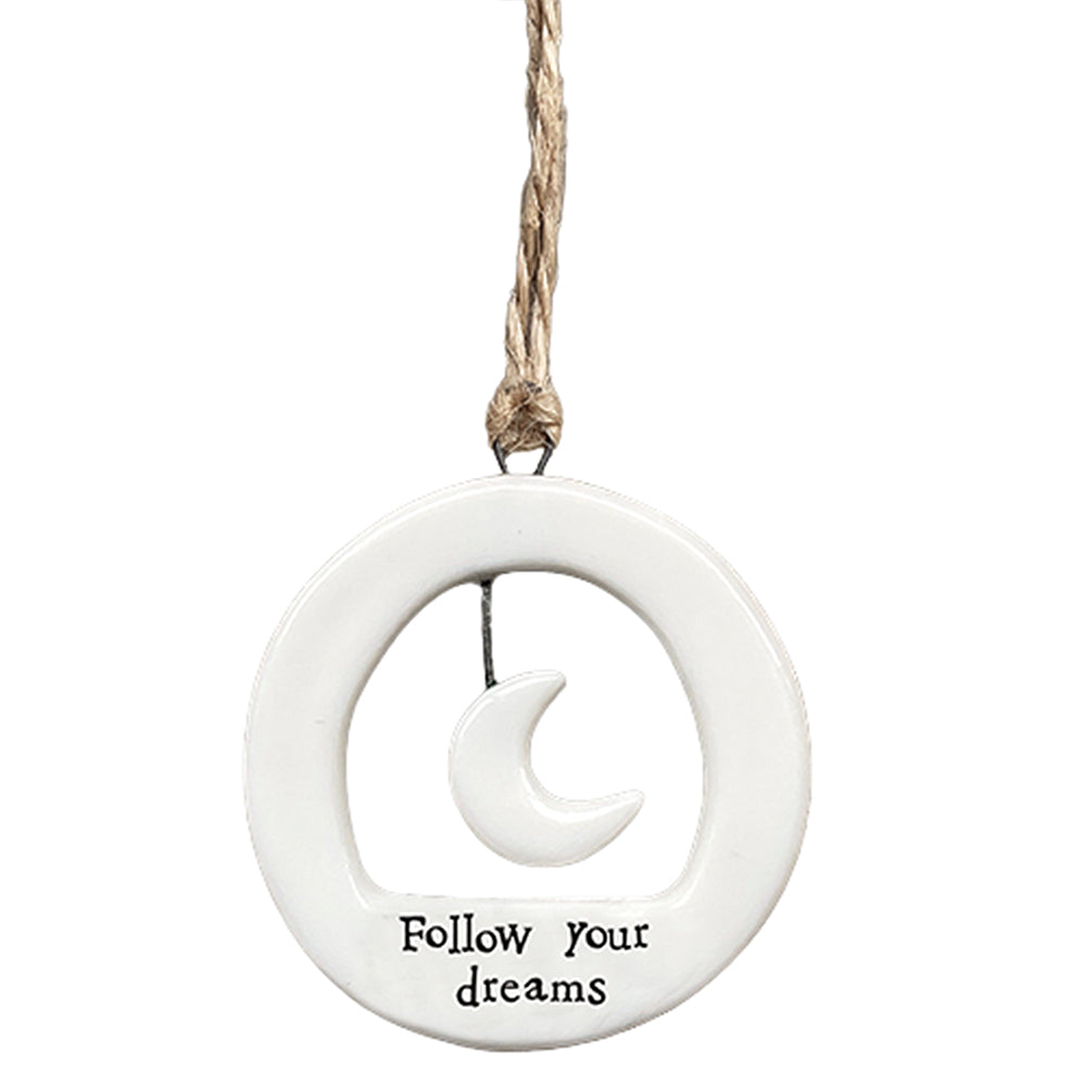 Follow Your Dreams | Little Ceramic Ornament | Cracker Filler | Mini Gift