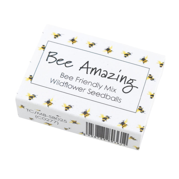 Bee Amazing | 6 Seedball Matchbox | Bee Mix | Cracker Filler | Little Gift