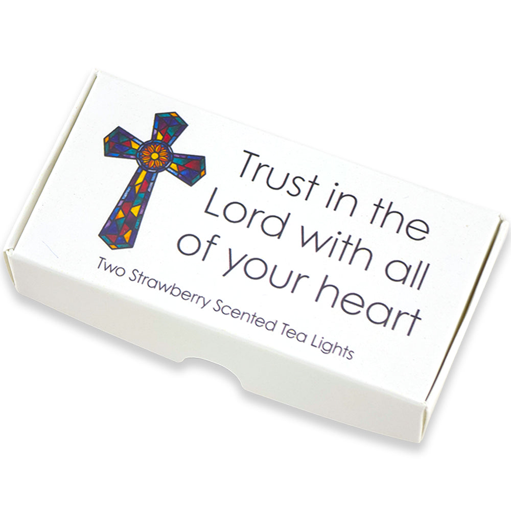 Trust in the Lord with all of your heart | Tealight Candles | Cracker Filler