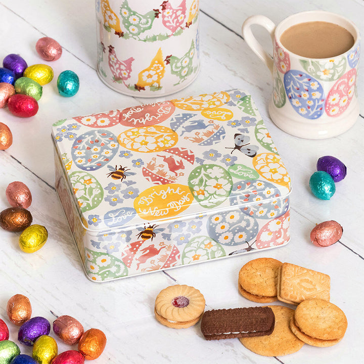 Easter Stampings | Emma Bridgewater Rectangular Tin | 20cm | Home Decor & Gift