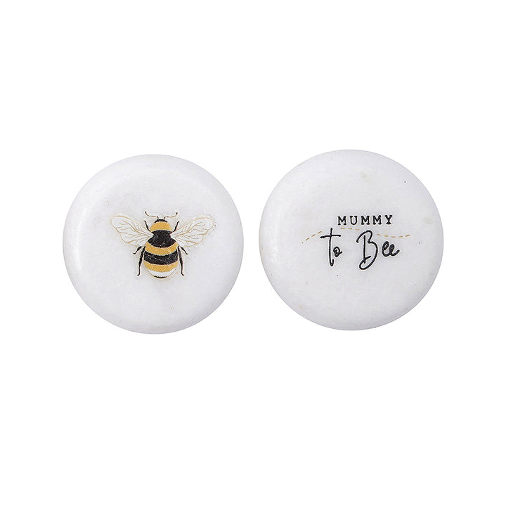 Mummy To Bee | 3cm Ceramic Pebble Keepsake | Cracker Filler | Little Gift