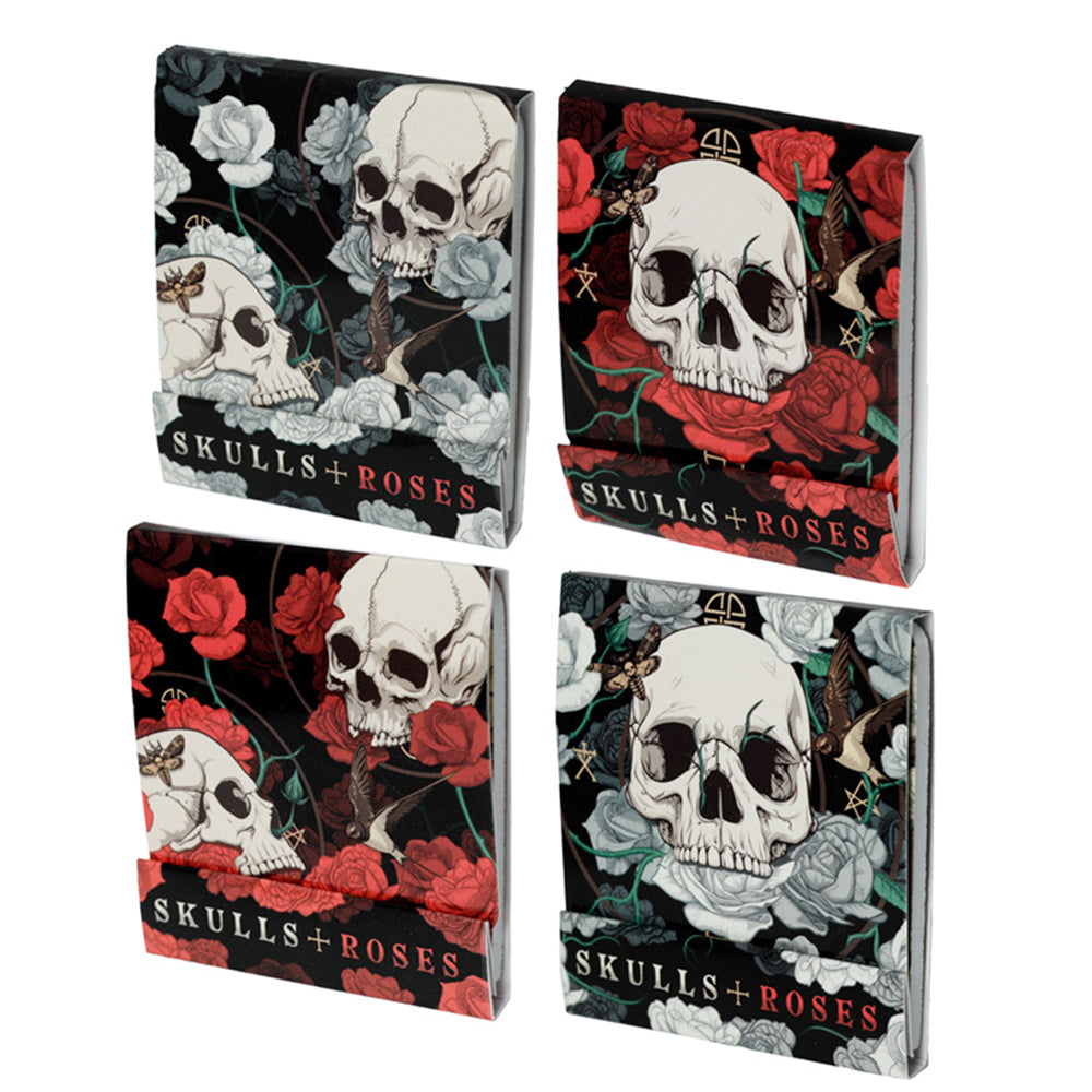 Gothic Skulls & Roses | Matchbox Style Nail Files | Single | Cracker Filler Gift