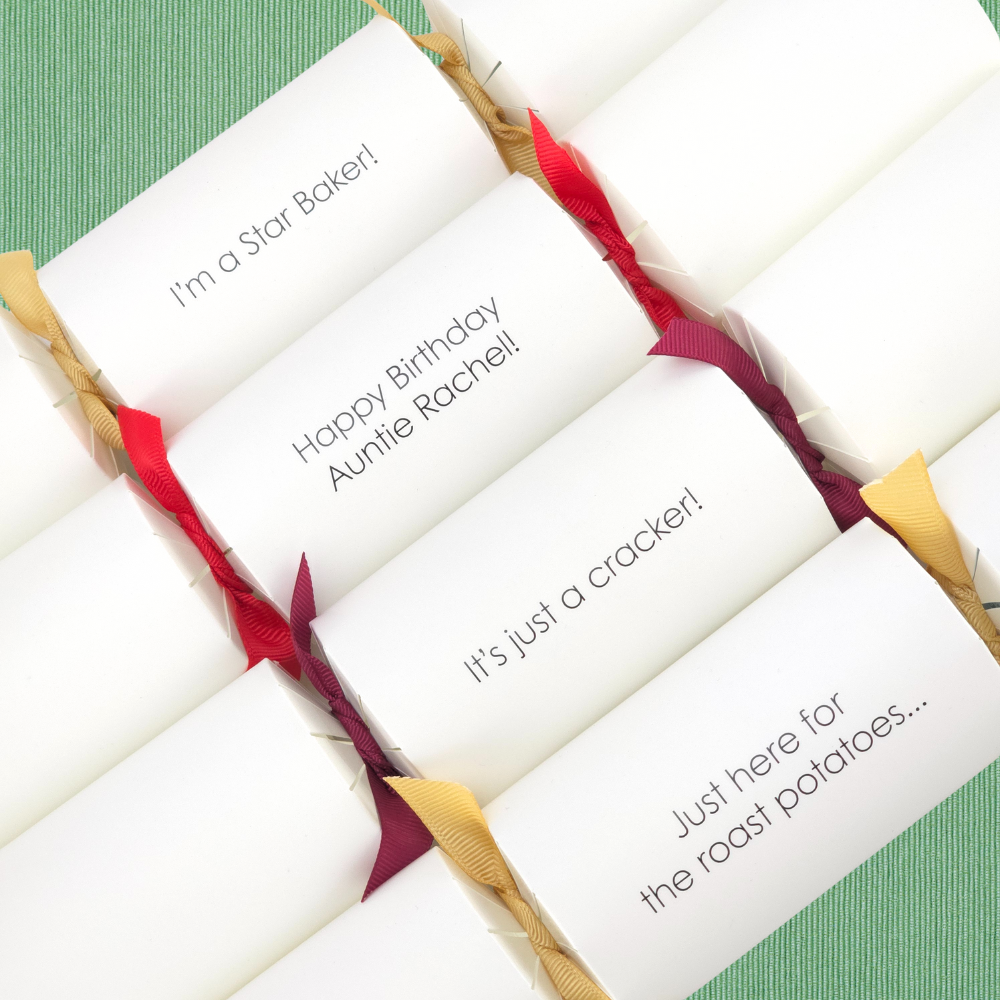 Add Your Own Words or Phrase | Personalised Cracker Making Craft Kit | Single