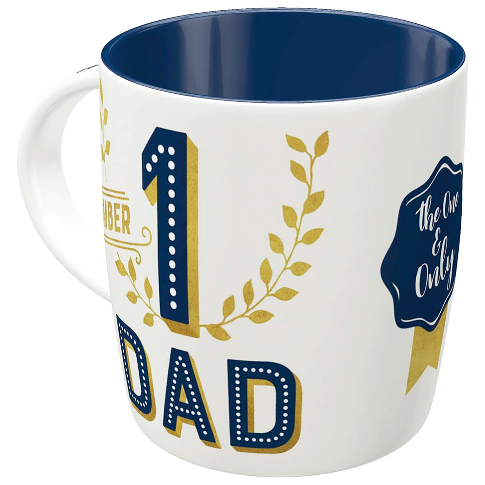 Number 1 Dad | Chunky Ceramic Mug | Gift for Men