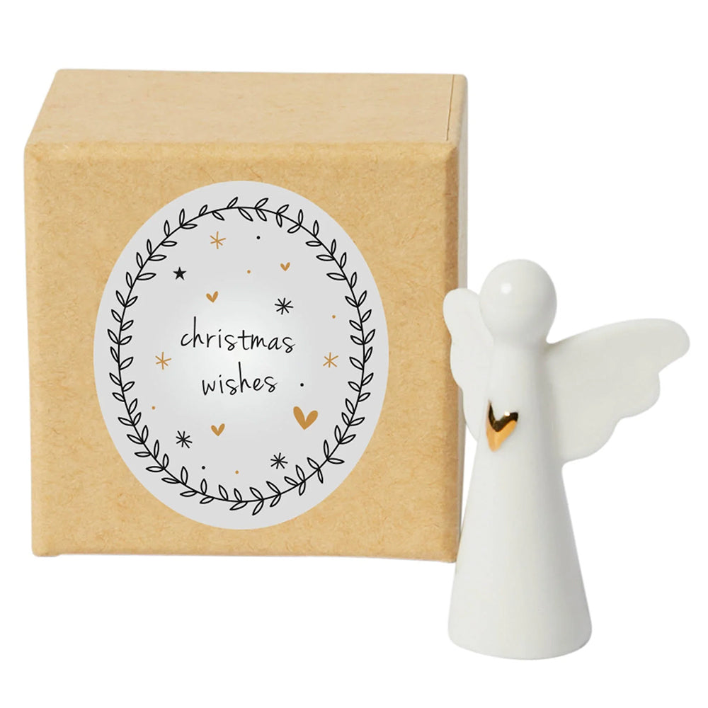 Christmas Wishes | Porcelain Mini Angel  Cracker Filler Gift