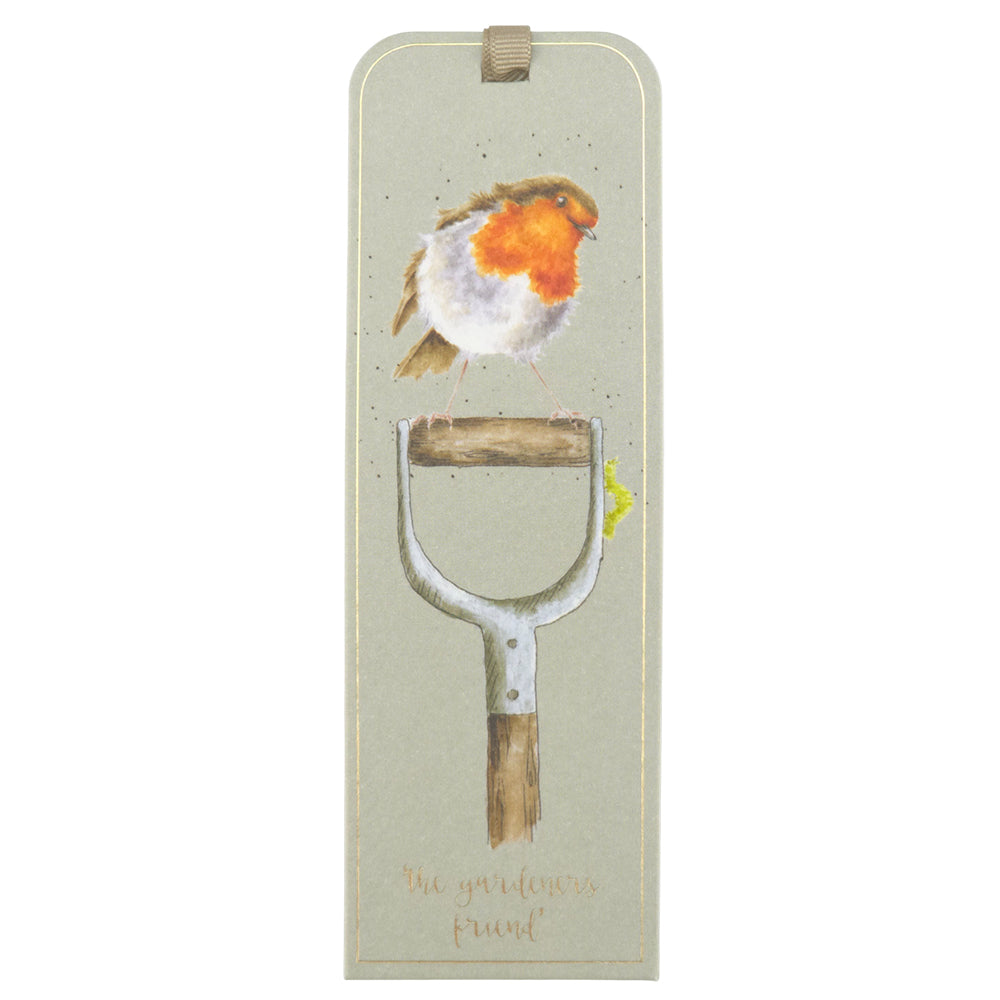 Garden Robin Bookmark | Sturdy & Two Sided | Wrendale Designs