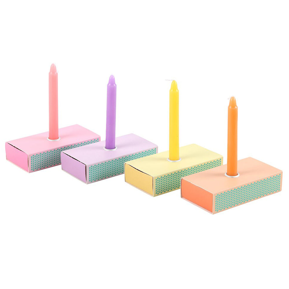 Relax | 3 Affirmation Candles & Holder | Oversized Matchbox of Mindfulness