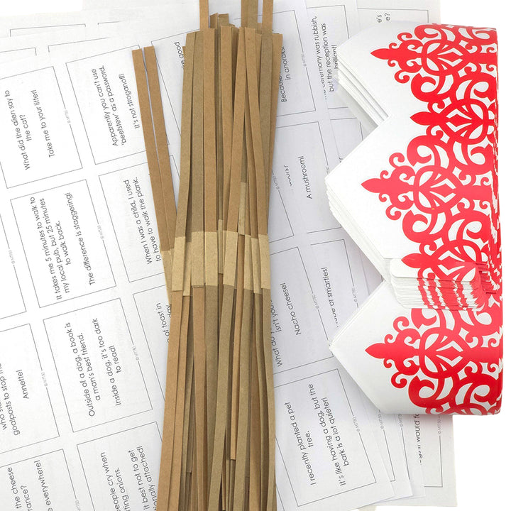 Scandi Hearts Mix | Cracker Making Craft Kit | Make & Fill Your Own