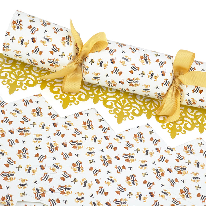 Christmas Teddy Friends | Cracker Making Craft Kit | Make &amp; Fill Your Own