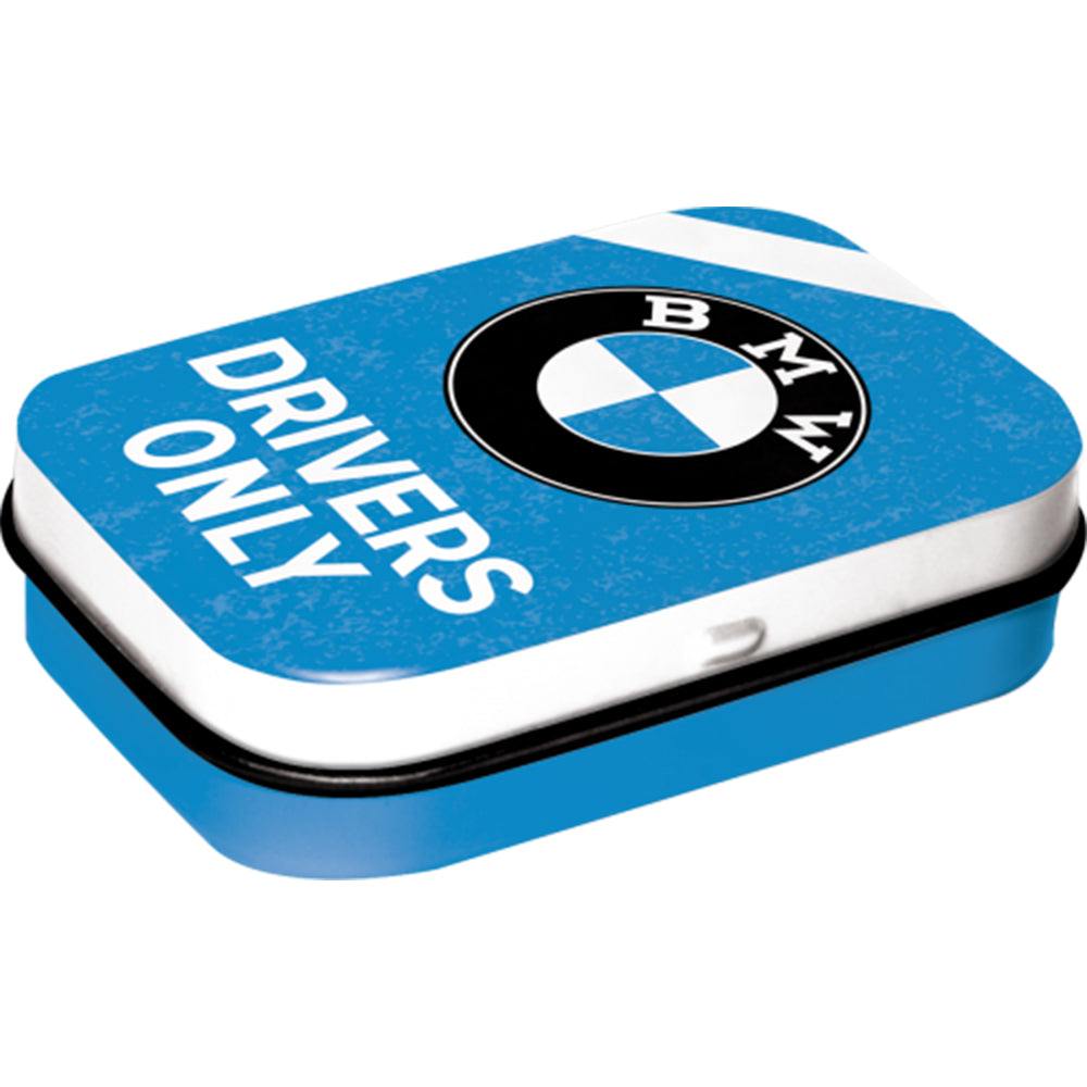 BMW Drivers Only (Blue) | 15g Sugar Free Mint Tin | Cracker Filler | Mini Gift