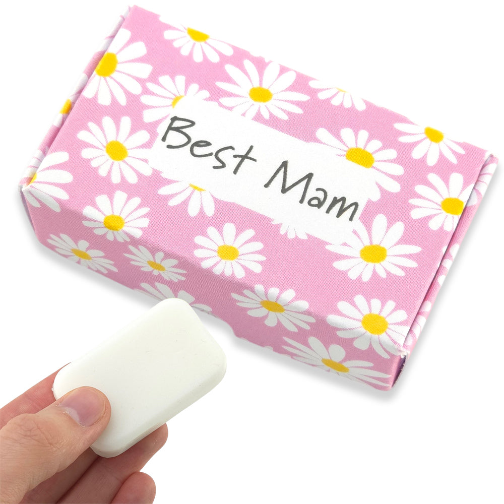 For Mums | Tea Rose &amp; Peony | 20g Travel Soap Bar | Little Gift | Cracker Filler