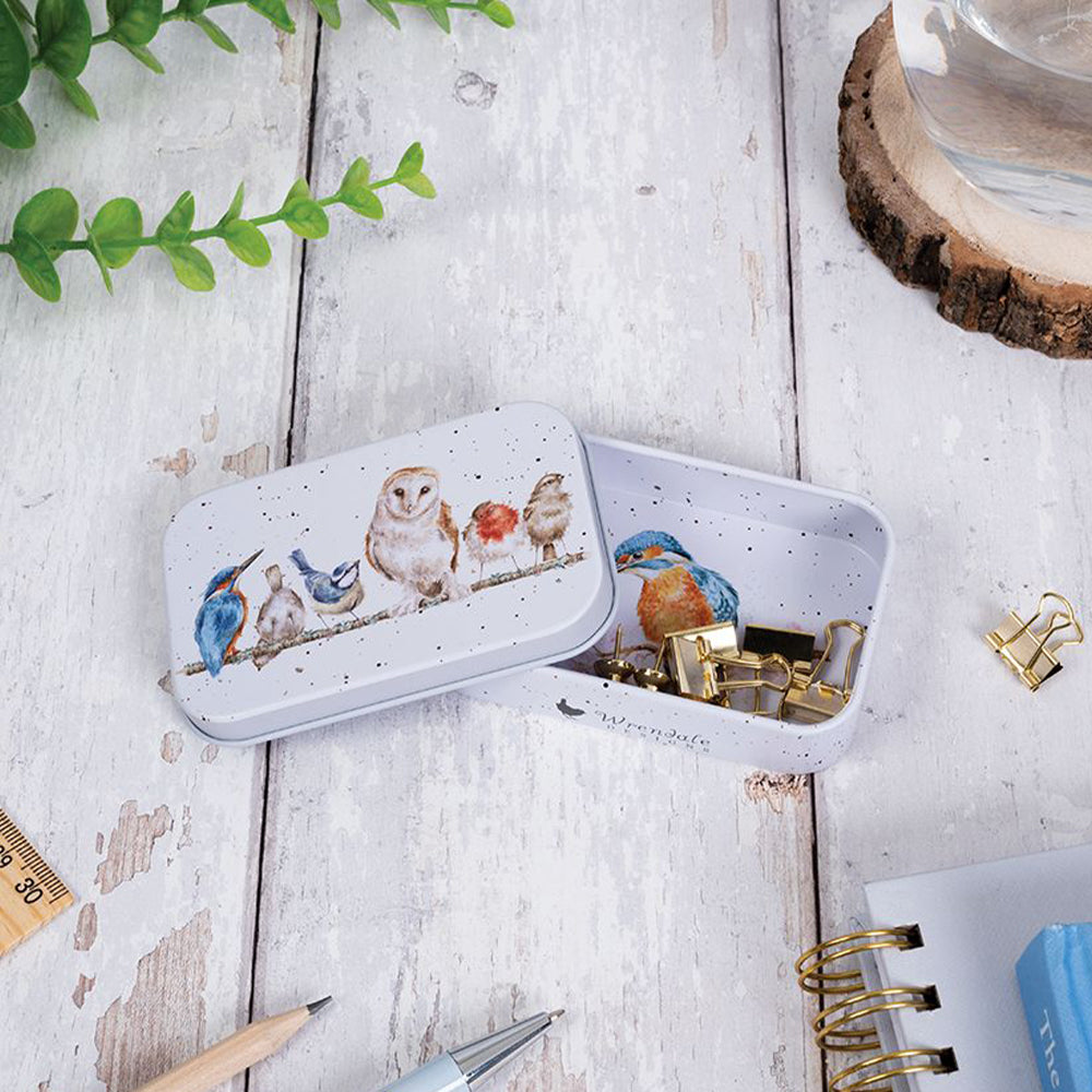 Wild Garden Birds | 9cm Wrendale Lidded Tin | Cracker Filler | Little Gift