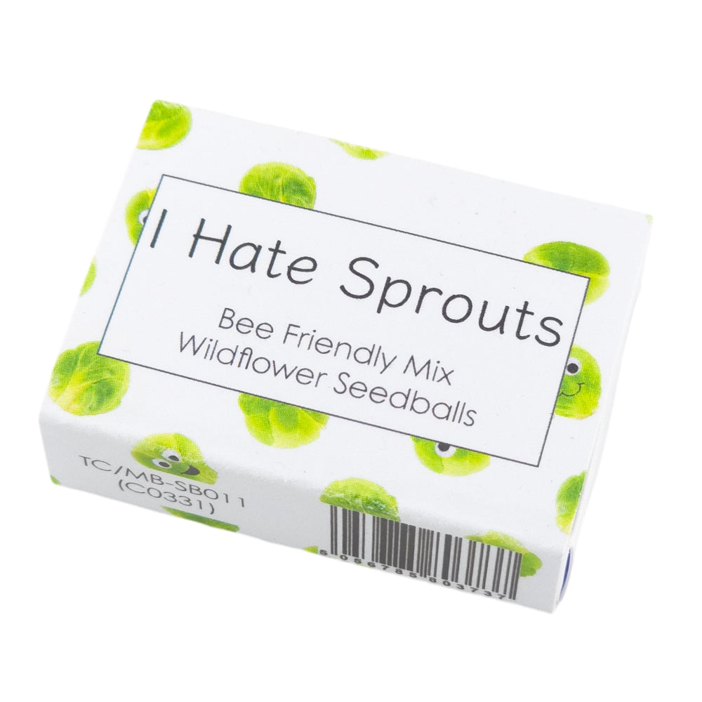 I Hate Sprouts | Seedball Matchbox | Bee Mix | Cracker Filler | Mini Gift