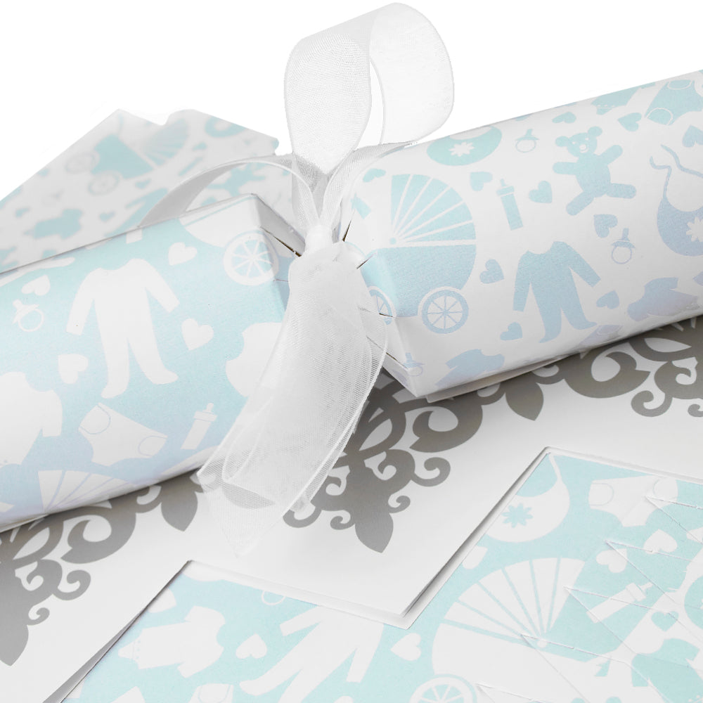 Blue Baby Shower | Cracker Making Craft Kit | Make &amp; Fill Your Own