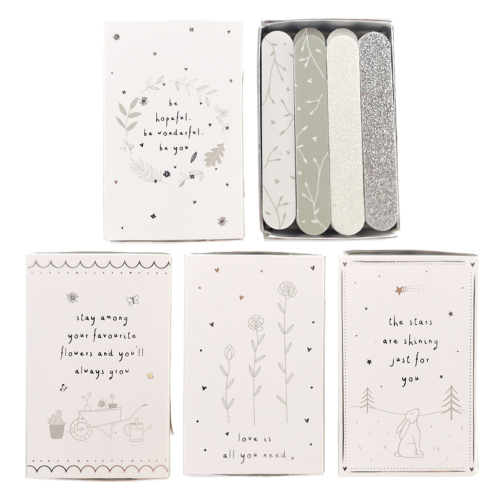 Inspirational Quotes | Matchbox Style Nail Files | Cracker Filler | Matchbox Gift
