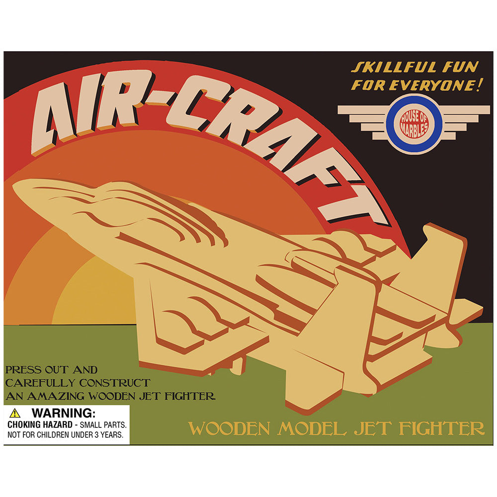 Aircraft | Wooden Construction Kit for Kids | No Glue | Crafty Gift Idea