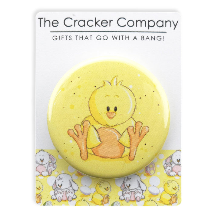 Cute Easter Chick | 38mm Button Pin Badge | Little Gift | Cracker Filler