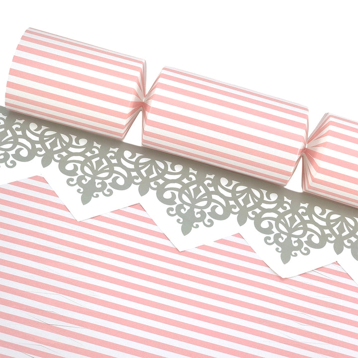 Pink Candy Stripes | Cracker Making Craft Kit | Make &amp; Fill Your Own