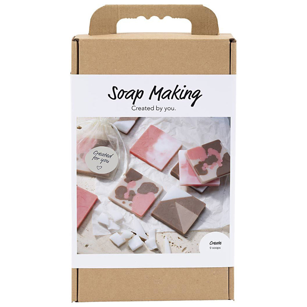 Colour Blend Soap | Soap Making Complete Craft Kit | Makes 9 | Gift Idea